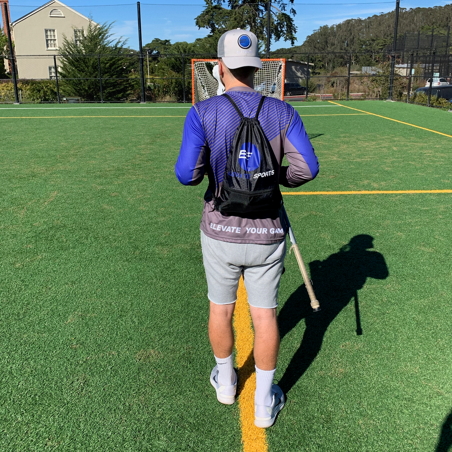 Drawstring Lacrosse Ball Bag perfect for shooting practice