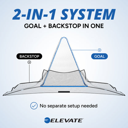 Pro-Tec 2in1 Goal+Backstop