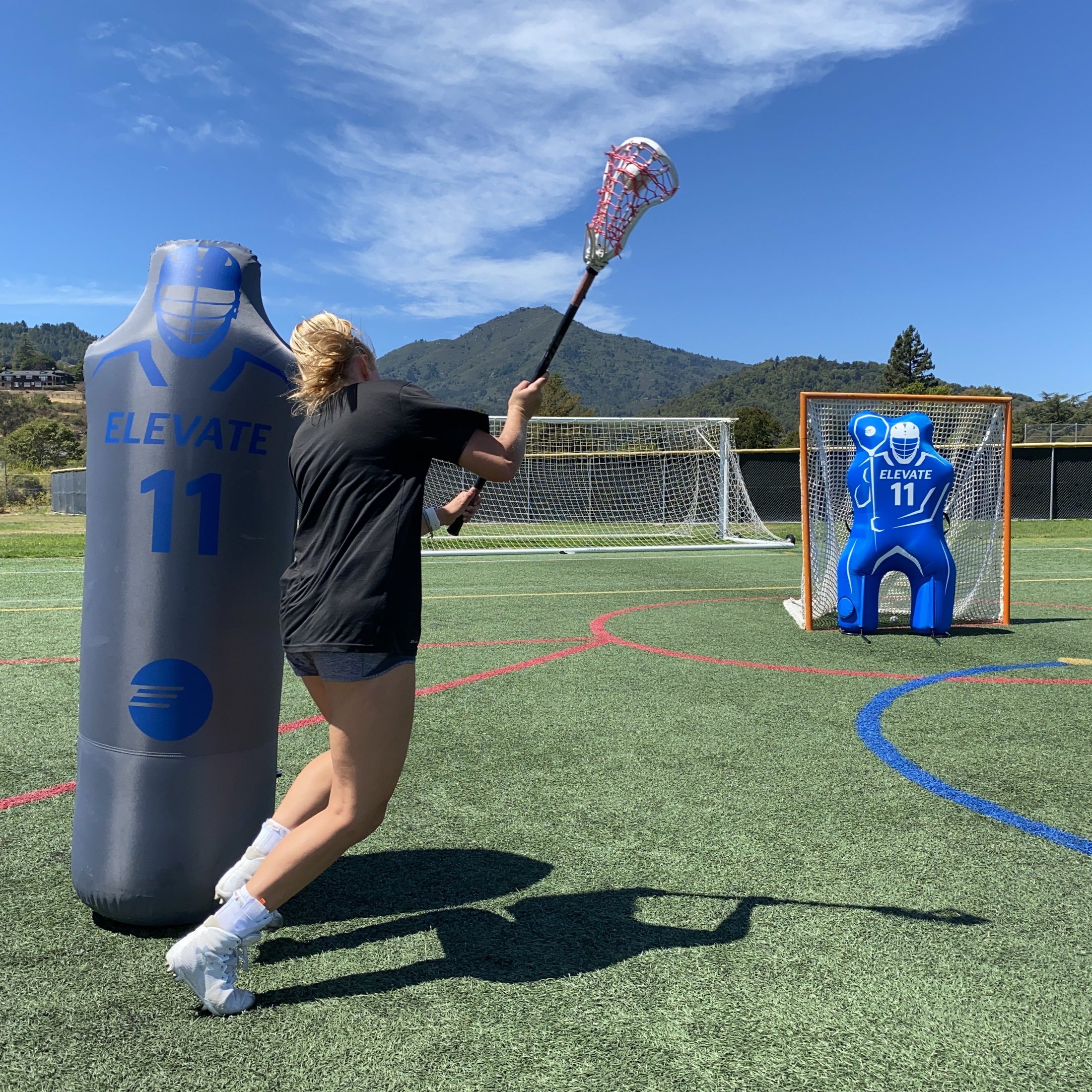 Elevate Inflatable Lacrosse Goalie Defender Dummy New Lacrosse
