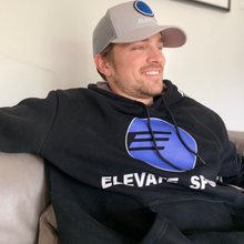 Load image into Gallery viewer, Elevate Sports Snap Back Hat and Elevate Sweatshirt