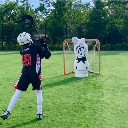 11th man junior box lacrosse goalie dummy