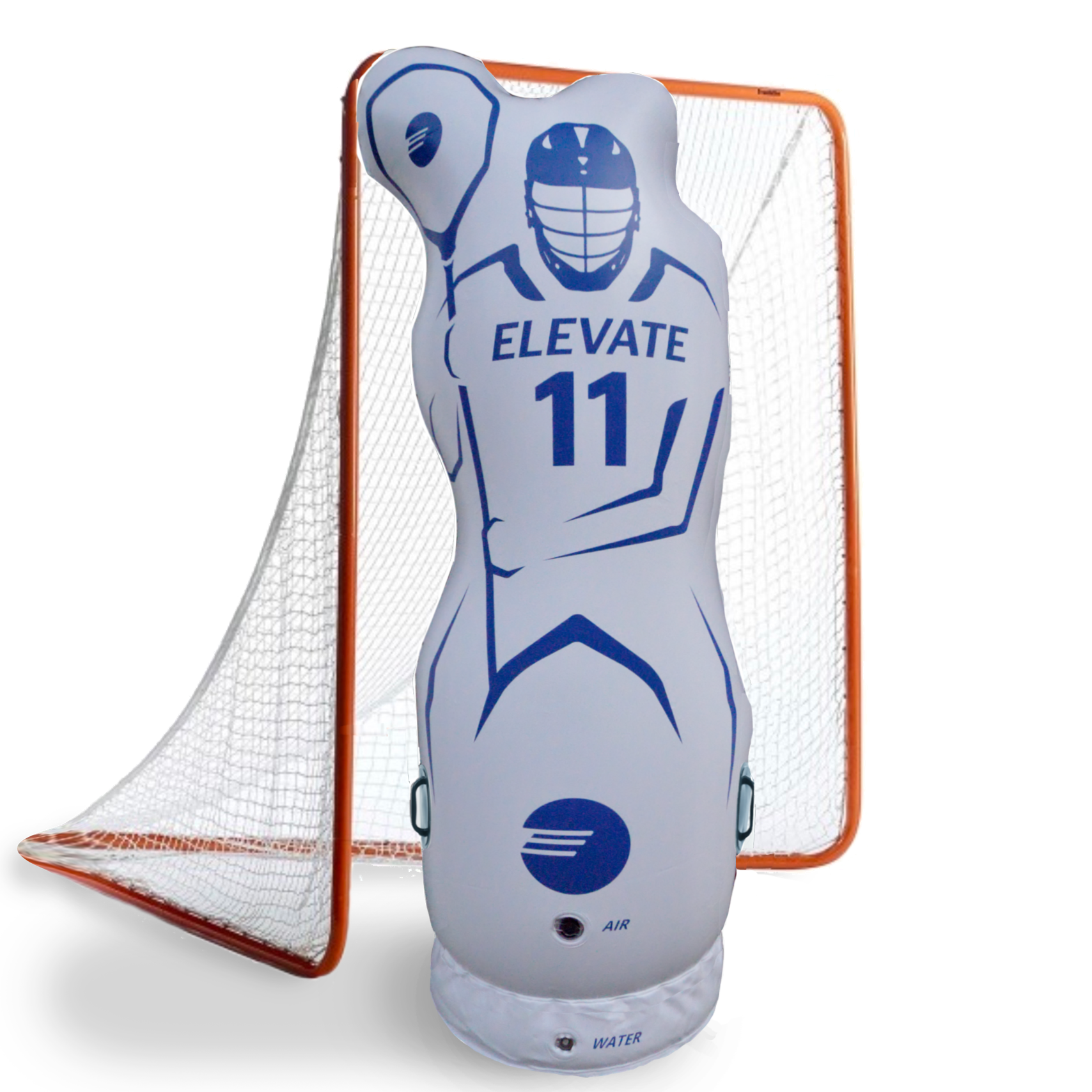 11th man inflatable lacrosse goalie and defender mannequin