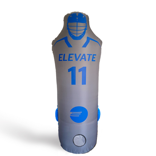 Elevate 11th Man Inflatable Lacrosse Defender and Shot Blocker and shooting target. Lacrosse Defender Mannequin