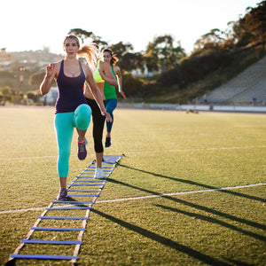 Agility Ladder + Agility Cones Training Set group or team training there fitness workout